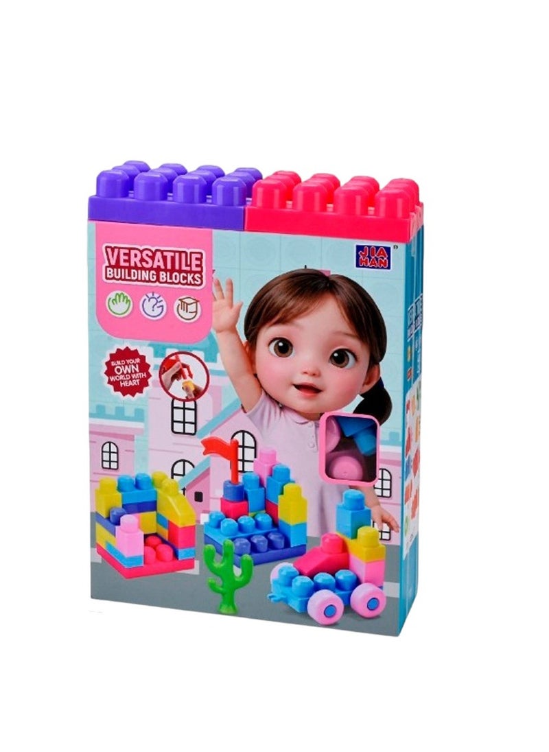 Rally Soft Building Blocks for Toddlers, 48pcs Stacking Blocks for Kids Sensory Toys, Educational Sets for Children  - Image 2