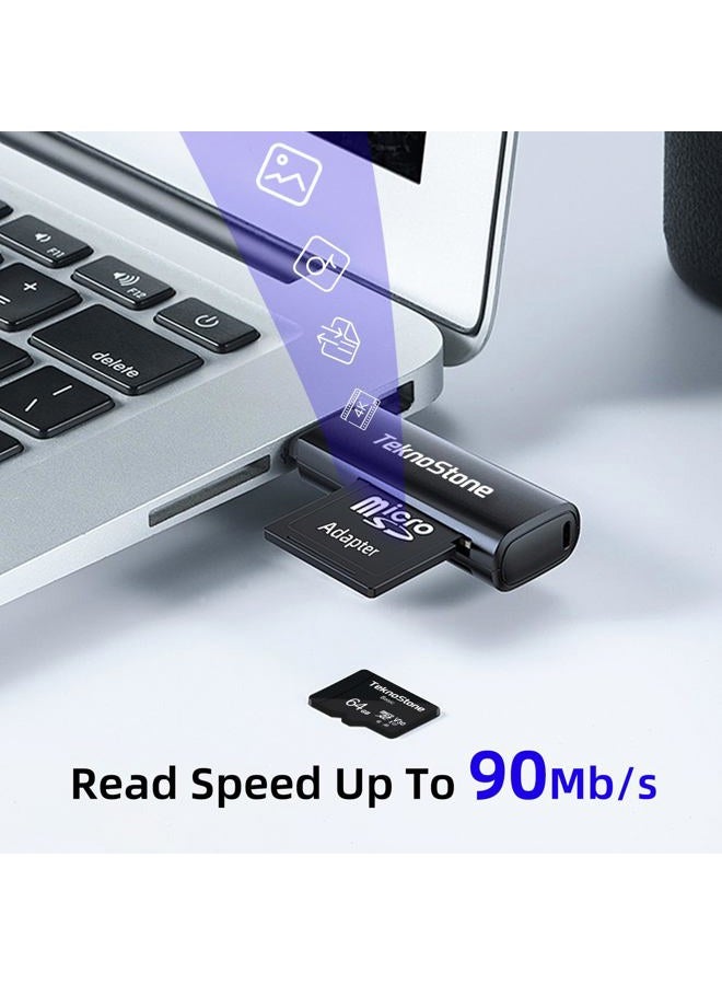 TEKNOSTONE Basic 128GB Micro SDXC Memory Card with Adapter Up to 90MB/s Read Speed U1 V30 A1 Rated HD Video Support TF Card for Dashcams Security Cameras Tablets Phones (1 Pack) - Image 2