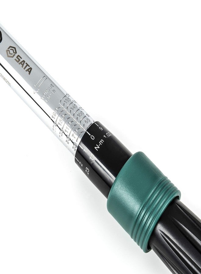 SATA 1/4" DrIve 40-200 in/lb, 4.0-22Nm Micro-Adjusting Torque Wrench - ST96231 - Image 4