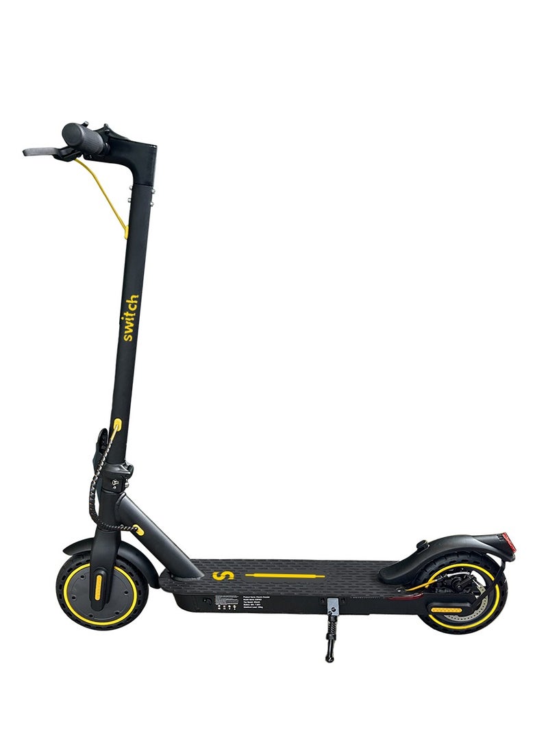 Switch - Es-C110 E-Scooter - 350W Motor, 20Km Range, 25Km/H Speed, Front & Rear Led Lights, Water-Resistant - Black - Image 1