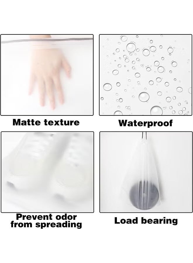 حقائب أحذية شفافة للسفر، منظم أحذية كبير شفاف، حقيبة تخزين بحبل للرجال والنساء، عبوة من 20 قطعة - Image 4