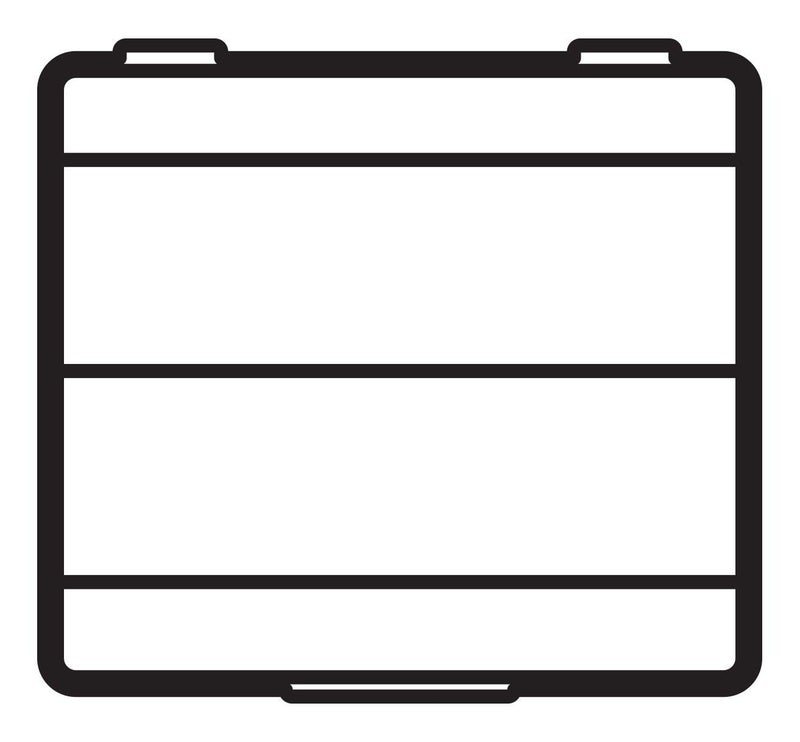 Flambeau Outdoors 550 Large Big Mouth Spinnerbait Box, Fishing Bait and Lure Organizer with anti-corrosion Zerust dividers, Clear - Image 5