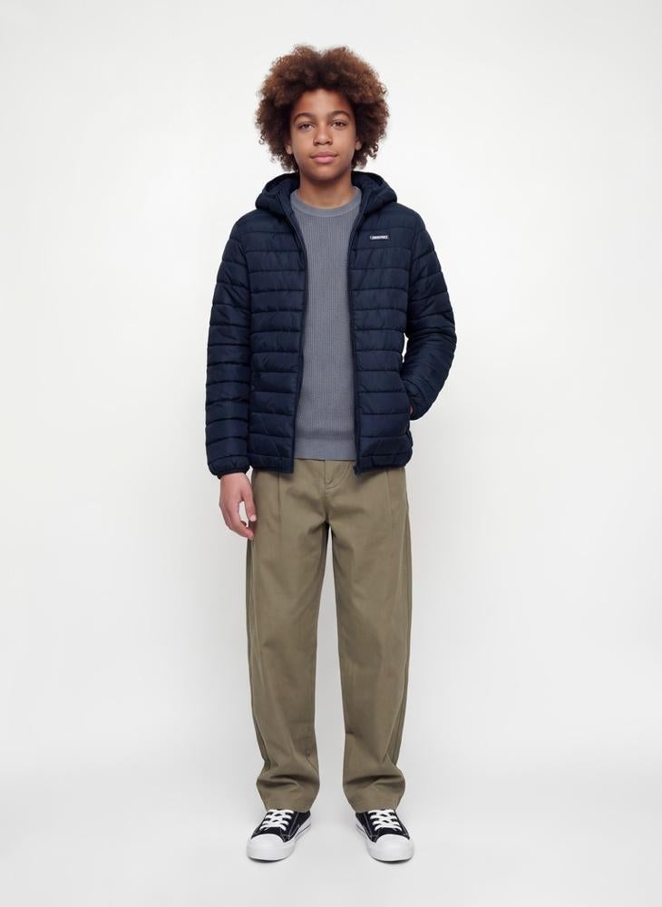 Jack & Jones Junior Youth  Puffer Hoodie Jacket - Image 4
