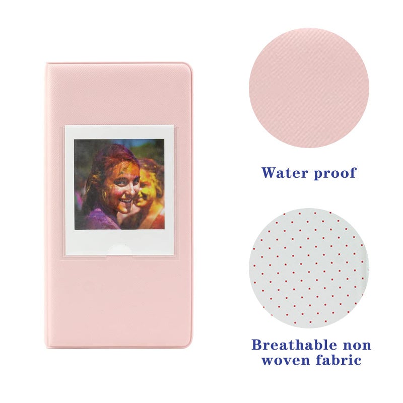 ألبوم Wogozan 64 جيوب لـ Fujifilm Instax Square Film Photo SQ1 SQ6 SQ10 SQ20 SP-3 Square Form Camera (Pink) - Image 3