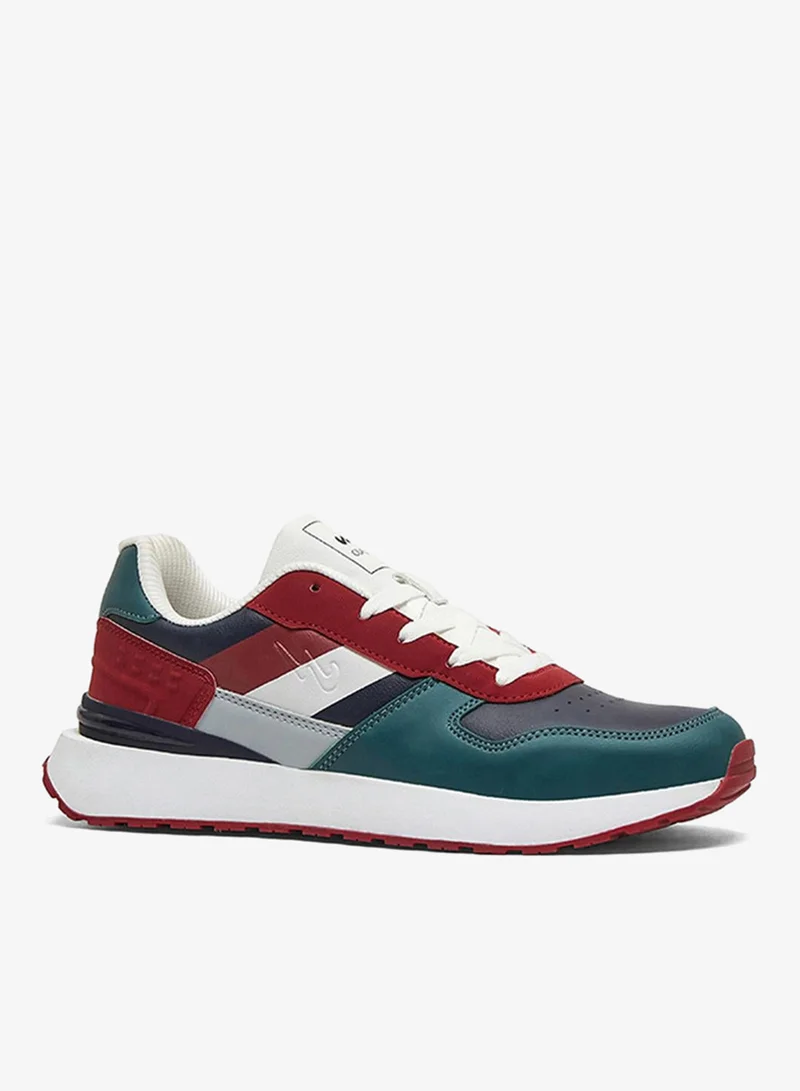 CAMPUS Men Cardo Motion Massage Lace-Up Sneakers-Navy