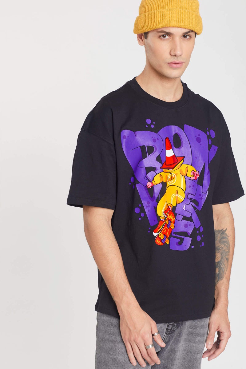 Bonkers Corner Signature Cone Man Oversized T-shirt - Image 2