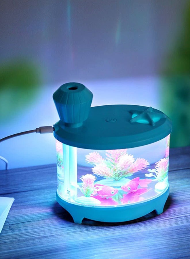 Fish Tank LED Light Air Humidifier Light Blue  - Image 3