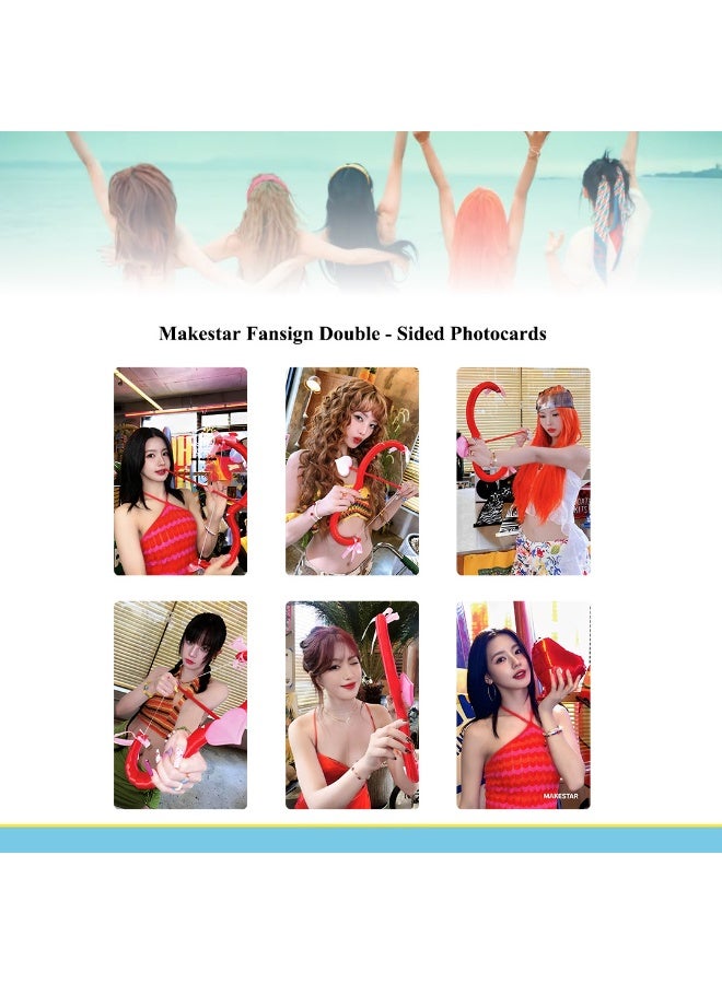 NIBEMINENT 5 Pcs Kpop（G)I-DLE I SWAY Lomo Cards Card For Fans Collection Gifts - Image 1