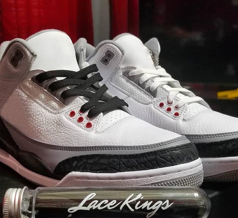 Lace Kings رباط أحذية كينغز الدانتيل (أسود - 49 بوصة) - Image 5