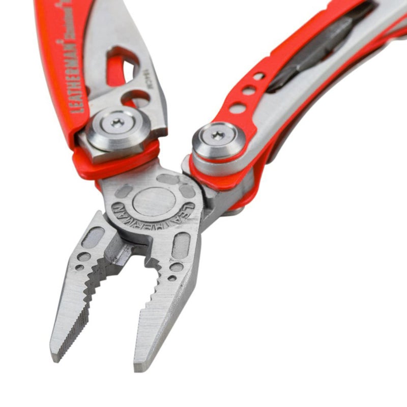 LEATHERMAN LEATHERMAN, Skeletool RX Multitool with Serrated Knife and Glass Breaker, Red  - Image 4