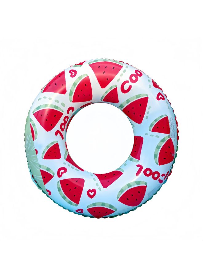 Love Watermelon Circle New Summer Watermelon Swimming Ring Pvc Thick Single-layer Best Red Watermelon Ring - Image 1