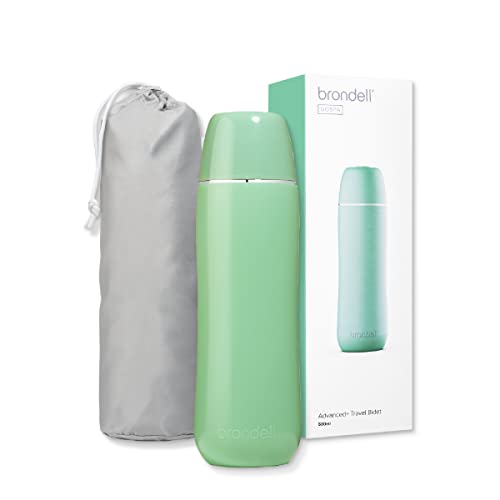 Brondell GoSpa Advanced Portable Bidet for TravelPopUp Nozzle System HighQualityCompact Bidet with Discreet Travel Bag for Convenient Storage500mL Green - Image 1