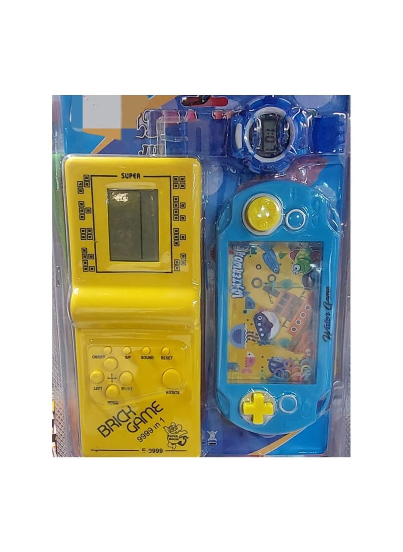 Generic 3 IN 1 Brick Game Block Game Puzzle Player Handheld Machine Games with Other Accessories  - Image 2