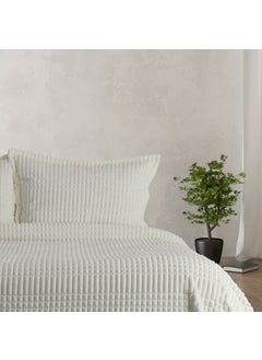 MERINOS Modern Line White Double Bedspread Set  - Image 1