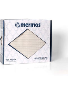 MERINOS Modern Line White Double Bedspread Set  - Image 2