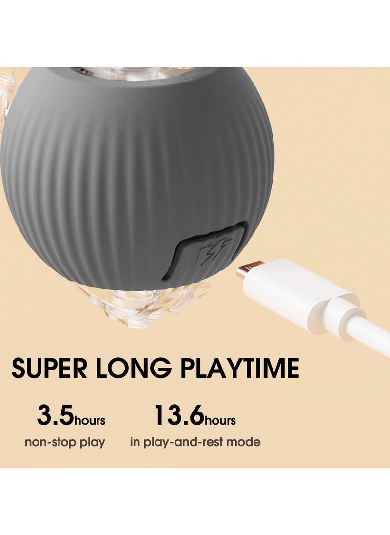 RTYY - Interactive Rolling Cat Toys Ball, Interactive Rolling Dog Ball, Motion Activate Rolling Pet Toys, Automatic Self Moving Dog/Cat for Indoor Cats Toys Fast Rolling on Carpet - Image 1