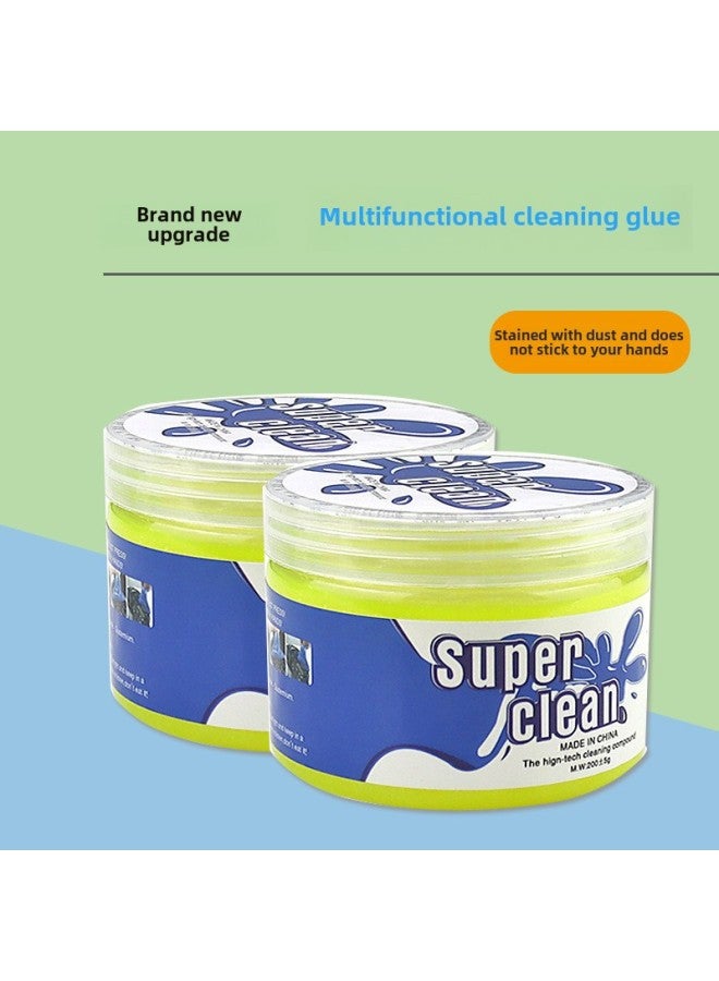 Car Interior Cleaning Soft Glue Household Keyboard Cleaning Artifact Multi-functional Gap Sticking Ash Dust Removal Magic Cleaning Mud-Color:75g Bag (random Color)  - Image 1