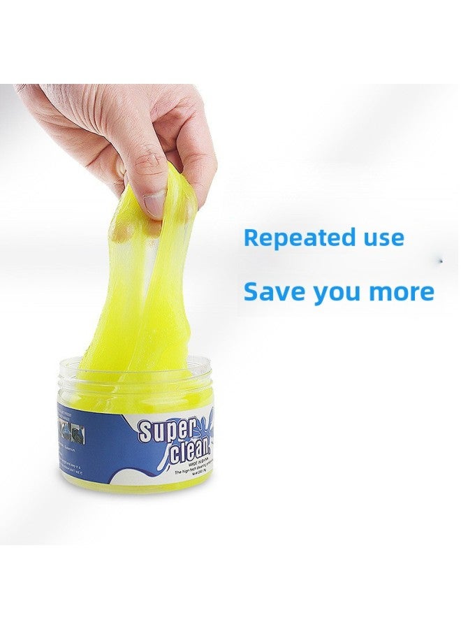 Car Interior Cleaning Soft Glue Household Keyboard Cleaning Artifact Multi-functional Gap Sticking Ash Dust Removal Magic Cleaning Mud-Color:75g Bag (random Color)  - Image 2