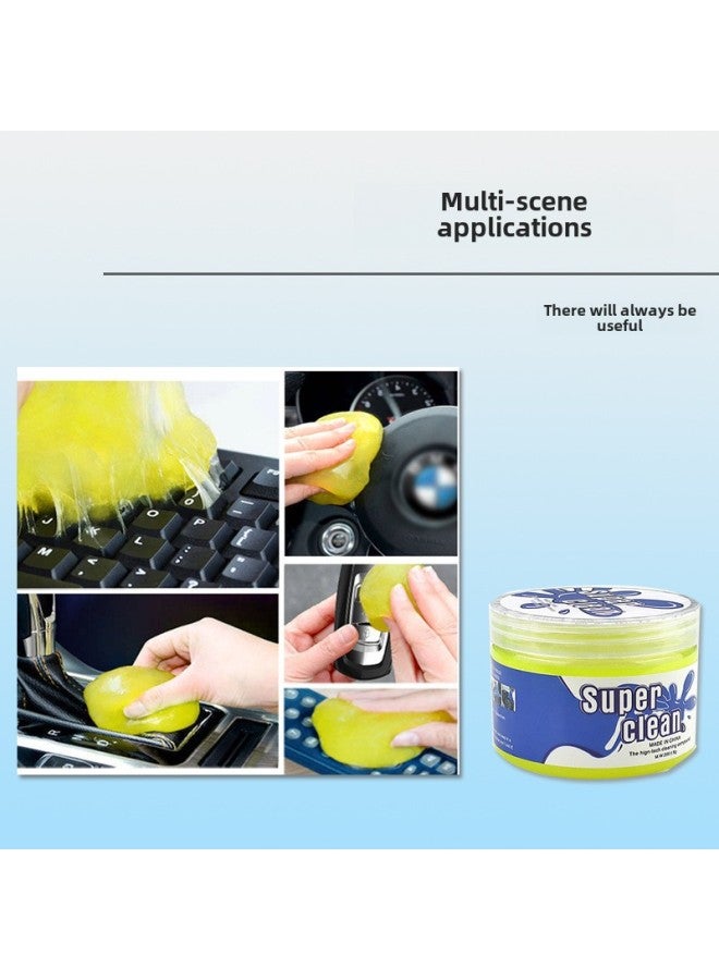 Car Interior Cleaning Soft Glue Household Keyboard Cleaning Artifact Multi-functional Gap Sticking Ash Dust Removal Magic Cleaning Mud-Color:75g Bag (random Color)  - Image 4