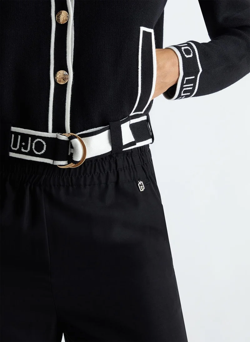 Liu Jo Knit jacket with belt