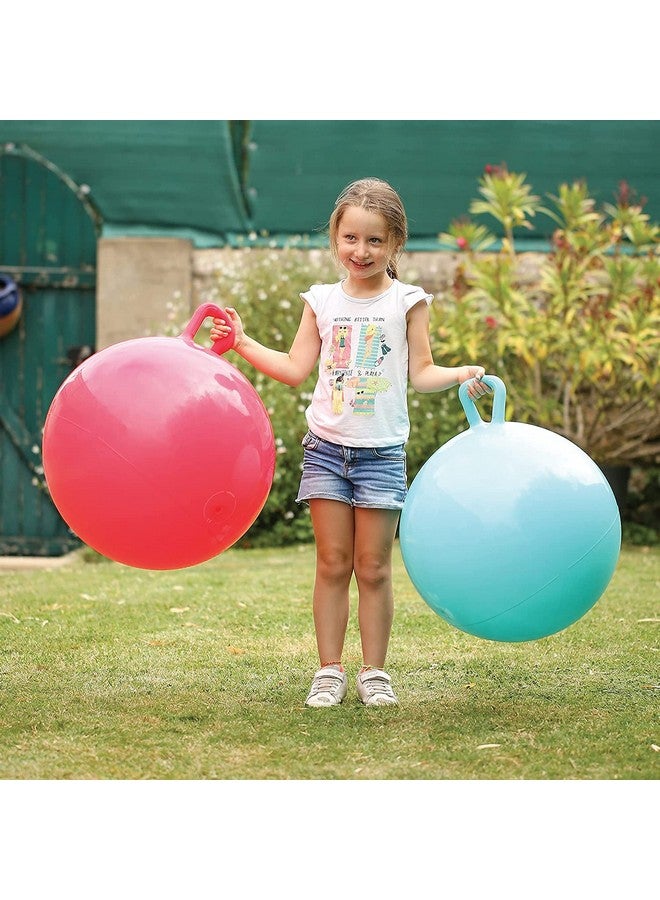 أزود كرة AZOD Kids Hopper - كرة نطاطة سميكة للغاية للأطفال مع مقبض، كرسي كرة التوازن للمكتب في الفصل الدراسي والمدرسة، كرة اليوغا والتمارين مع مضخة متضمنة - Image 2