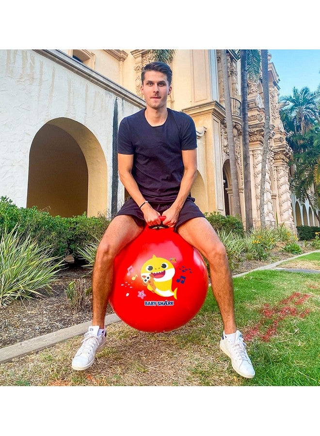 أزود كرة AZOD Kids Hopper - كرة نطاطة سميكة للغاية للأطفال مع مقبض، كرسي كرة التوازن للمكتب في الفصل الدراسي والمدرسة، كرة اليوغا والتمارين مع مضخة متضمنة - Image 5