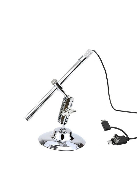 Portable Digital USB Microscope Inspection Magnifier IP67 Waterproof Camera Built-in 8 LED Lights with Advanced CMOS Sensor 10X-200X Magnification