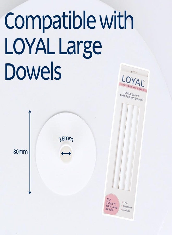 Loyal Bakeware Heavy Duty Plastic Mounting Bracket for Supporting a 16mm Cake Dowel - Image 5