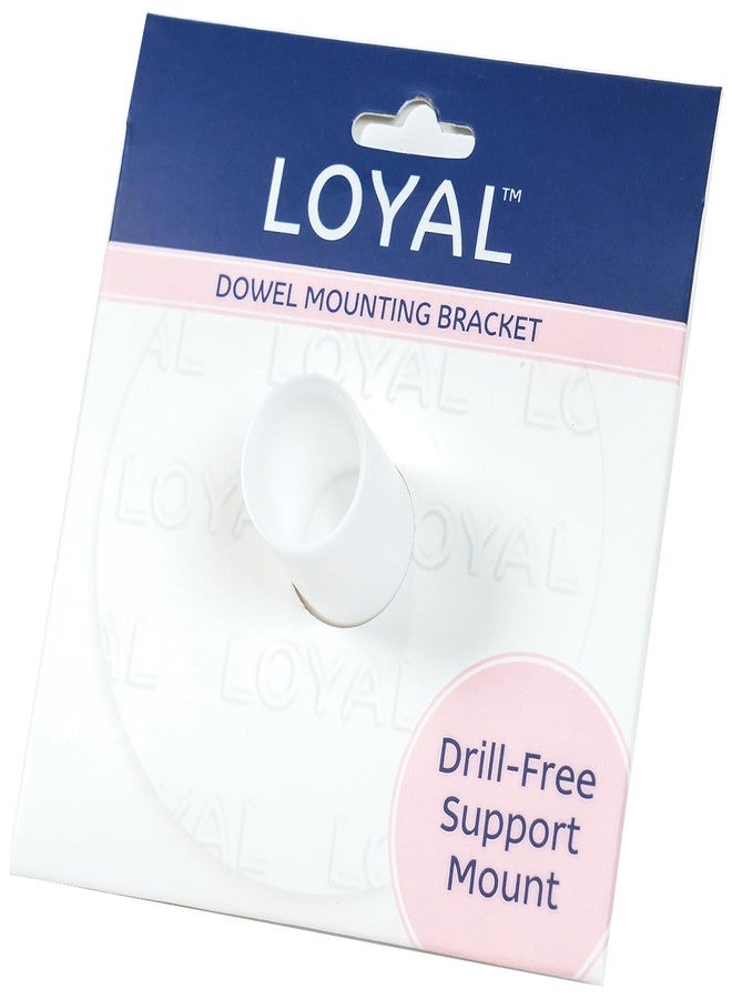 Loyal Bakeware Heavy Duty Plastic Mounting Bracket for Supporting a 16mm Cake Dowel - Image 1