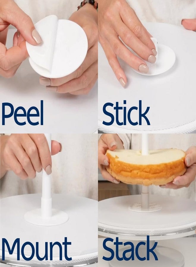 Loyal Bakeware Heavy Duty Plastic Mounting Bracket for Supporting a 16mm Cake Dowel - Image 3