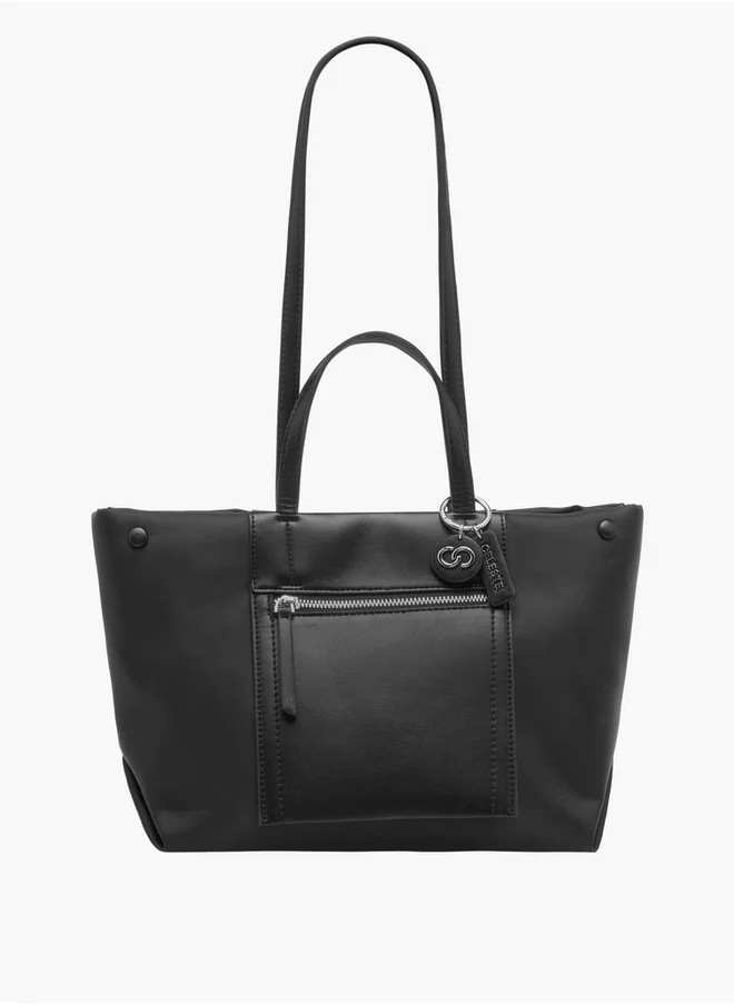 سيليست Paneled Tote Bag with Double Handles