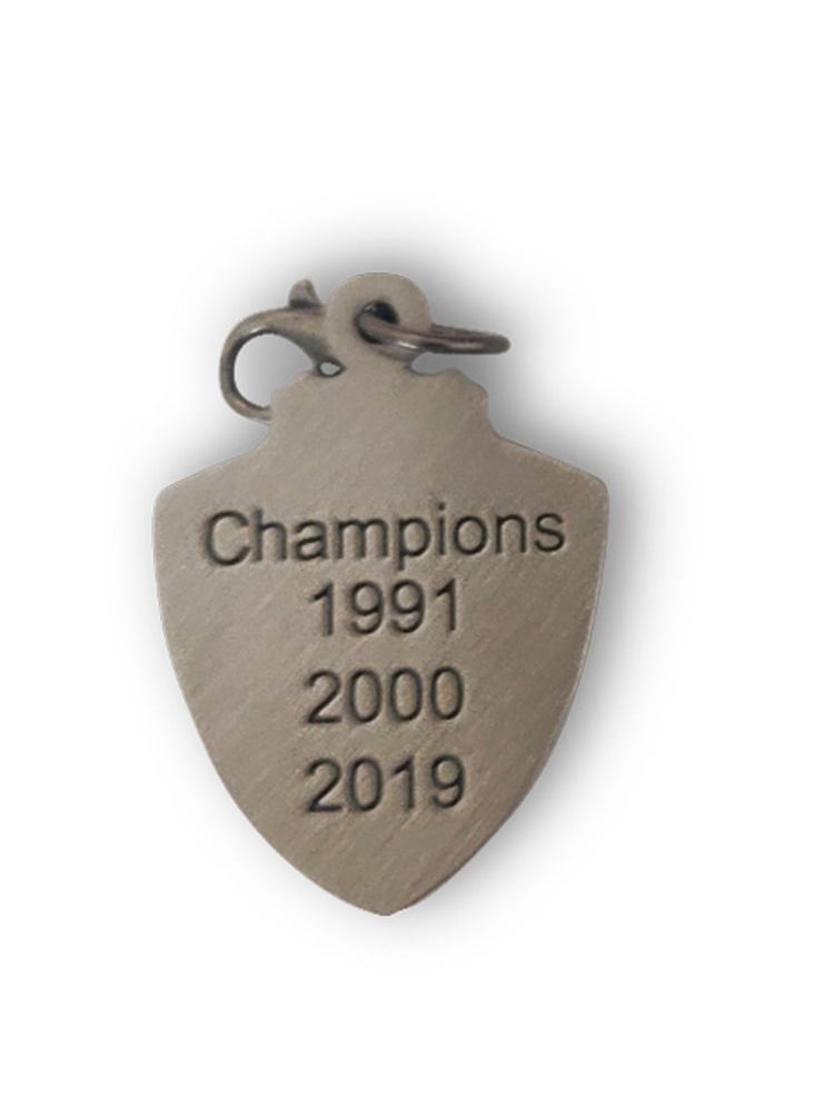 Generic - Antique AFC Champions Records Pendant Engraved With The Years Of Alhilal Achievement Of This Tournament In Addition To The Hanging String And An Additional Small Key Ring Wrapped In A Small Blue Bag - Image 1