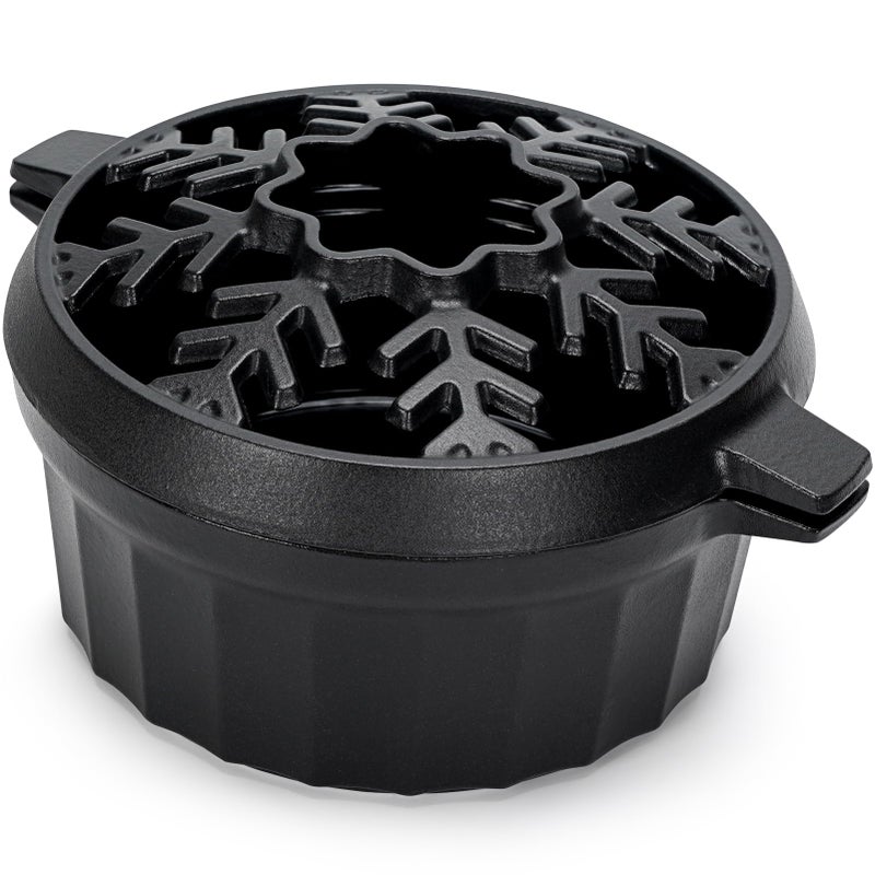 WILLOW WEAVE Cast Iron Wood Stove Steamer 25 Quart with Large Opening Top  Flake Black