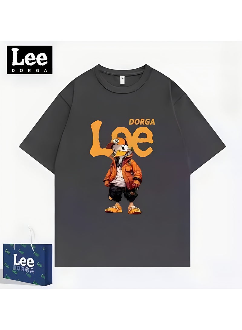 LEE New Fashionable Casual LEE Co Branded T-shirt