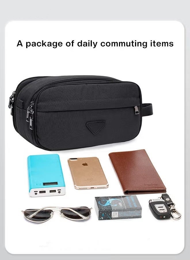 MIXDE Makeup Storage Bag Multifunctional Handbag Travel Portable Bag Toiletry Bag Coin Purse Comfortable and Portable - Image 1