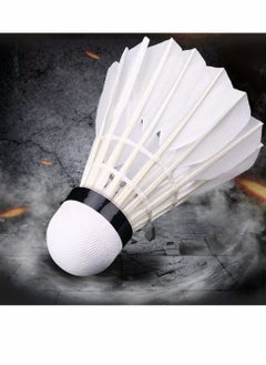 KASTWAVE Tech Badminton Shuttlecock, Advanced Goose Feather Shuttlecocks, 12Pcs Feather Shuttlecocks Training Badminton Balls for Indoor Outdoor Sports Training  - Image 1
