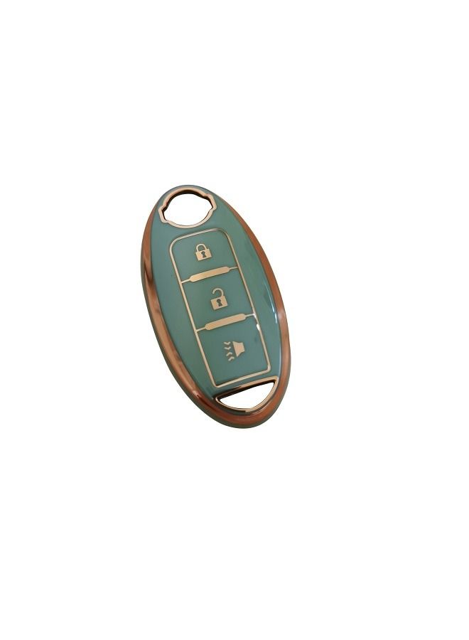 Generic Smart Key Fob Case Soft TPU Cover Compatible with Infiniti EX35 EX37 FX35 FX37 FX45 FX50 Q70 QX50 QX70 for Nissan 370Z Armada Cube Juke Leaf Murano Pathfinder Quest Rogue Titan XD Versa Note  - Image 1