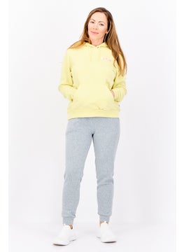 PUMA Women Regular Fit Long Sleeves Outdoor Hoodie, Yellow  - Image 4