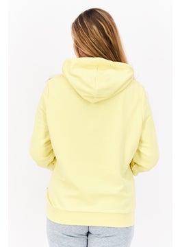 PUMA Women Regular Fit Long Sleeves Outdoor Hoodie, Yellow  - Image 2