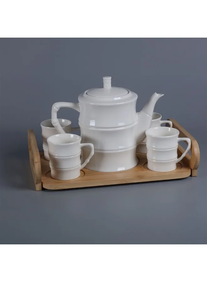 DANUBE HOME Princess Tea Set 6Pc 1L Pot 180ml Cups 30.2x22x18.5cm