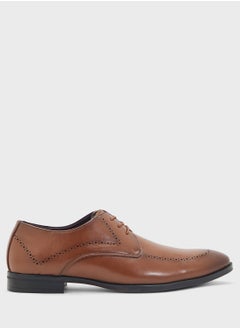 Robert Wood Brogue Detail Formal Lace Ups  - Image 1