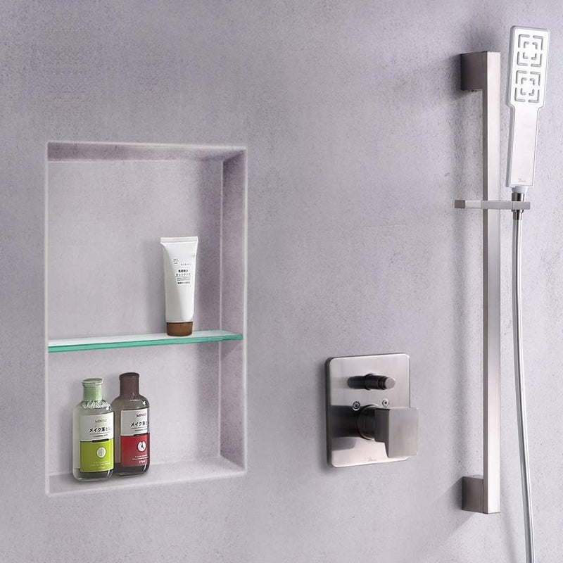 Dawn NIGS1303 Glass Support Plate for Shower Niche, Clear Glass - Image 3