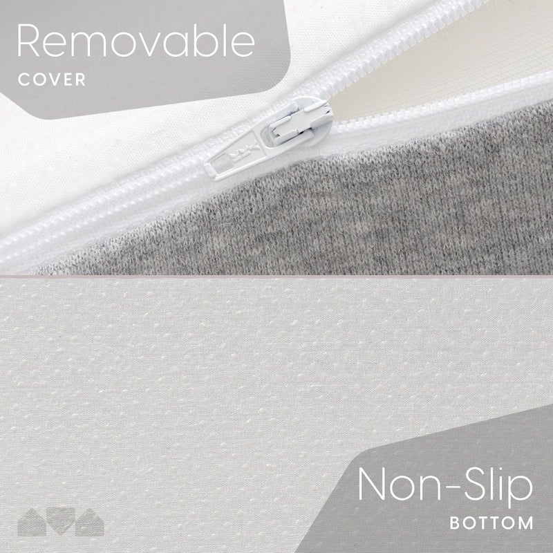 Milliard Toddler Travel Bed Bumper, Bed Foam Rail for Toddlers, Kids Safety Bed Guard for Twin, Full, Queen, King Beds, Non Slip Bottom and Water Resistant Cover - Image 4