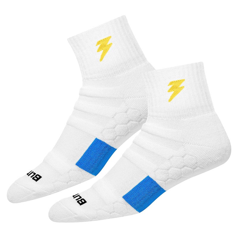 BLITZSOX Hi-Tech Performance Sports Socks for Men (Badminton, Running, Gym & Indoor Training), Pack of 3 - Image 4