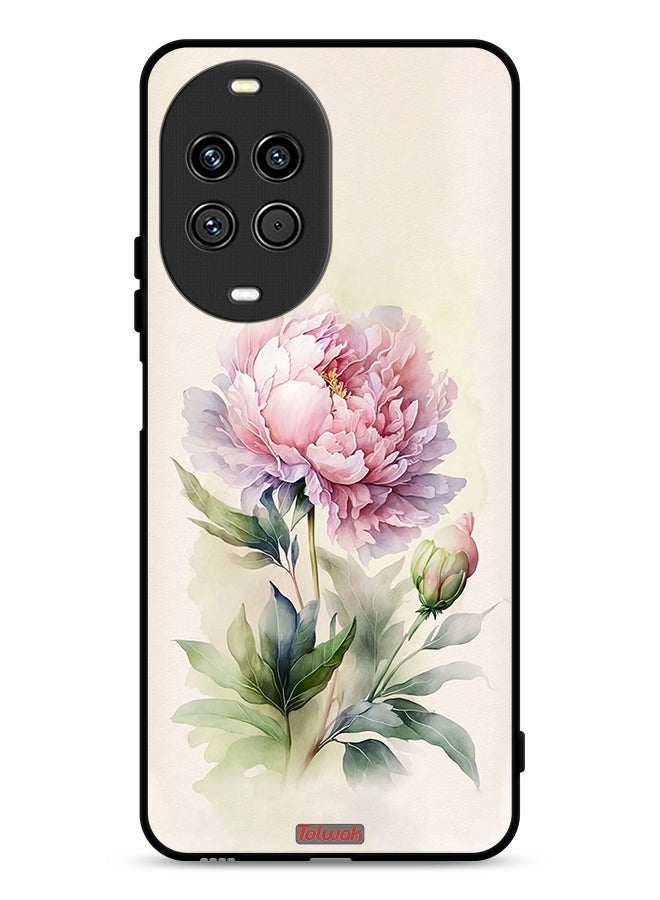 Tolwak Huawei nova 14 Ultra 5G Protective Case Cover Watercolor Rose Paint Art