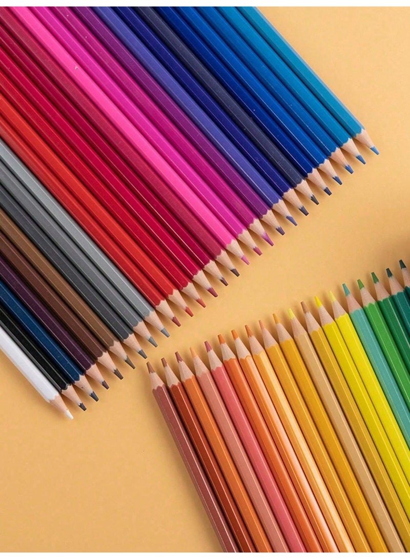 Professional Color Pencil Set with Bucket – 12/18/24/36/48 Vibrant Pre-Sharpened Colored Pencils for Drawing, Sketching, Coloring & Painting | Durable Wooden Art Pencils for Adults, Beginners, Students & Artists | DIY Crafts, School, Office, Coloring Books Included - Image 3