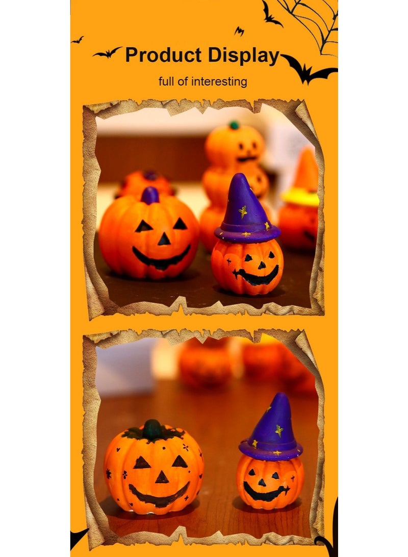 Home Smart HomeSmart Halloween Pumpkin Painting Set for kid's | Set Includes Smiling Pumpkin, Pumpkin with Hat and 3 Tier Pumpkin, Color Paints, Brushes and Pellet Ideal Gift for Children's on Halloween - Image 5