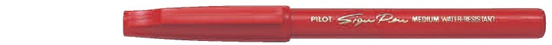 Pilot Signature Pen, Red, 12 Pens - Image 2