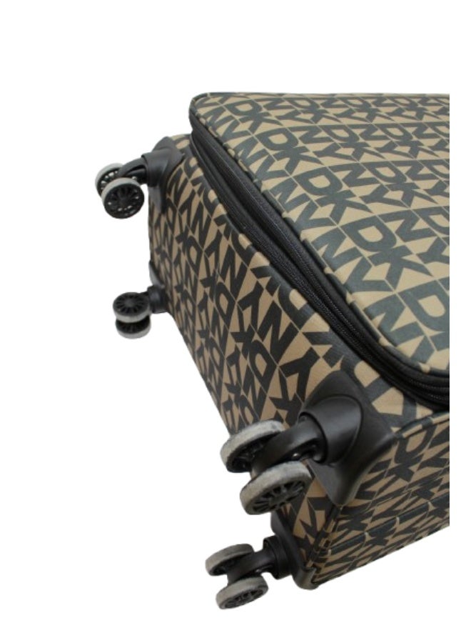 DKNY New Era Softside Luggage on Wheels for Unisex | Ultra Lightweight ABS on with Spinner Wheels 4 Color Mushroom - Image 4