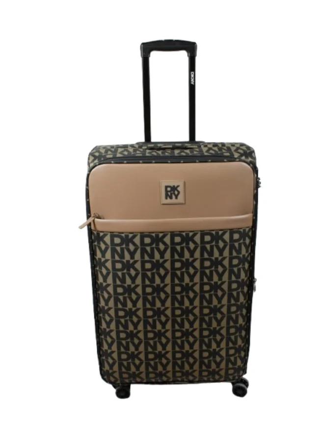 DKNY DKNY New Era Softside Luggage on Wheels for Unisex | Ultra Lightweight ABS on with Spinner Wheels 4 Color Mushroom